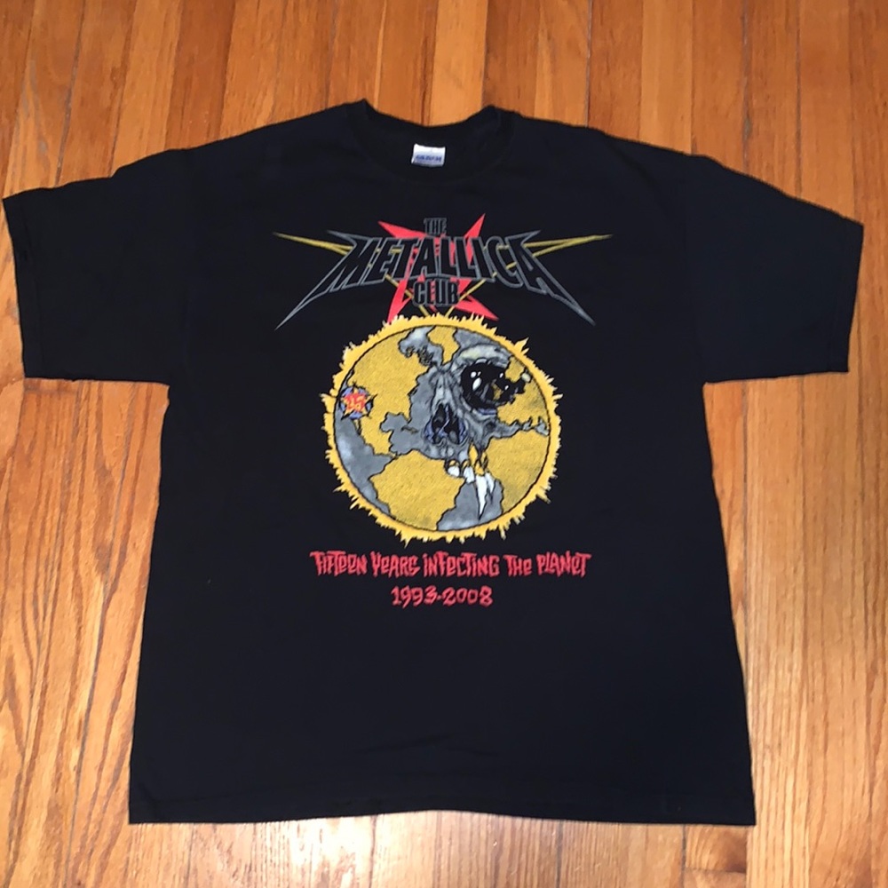 The Metallica Club- Fifteen Years Infecting the Planet T-Shirt